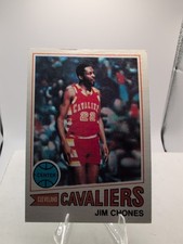 1977-78 TOPPS BASKETBALL SET BREAK #57 JIM CHONES NO CREASES NICE CARD!!