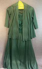 Elegant Evening Wedding Prom Cruise Party Cocktail Maxi Dress Sz 16