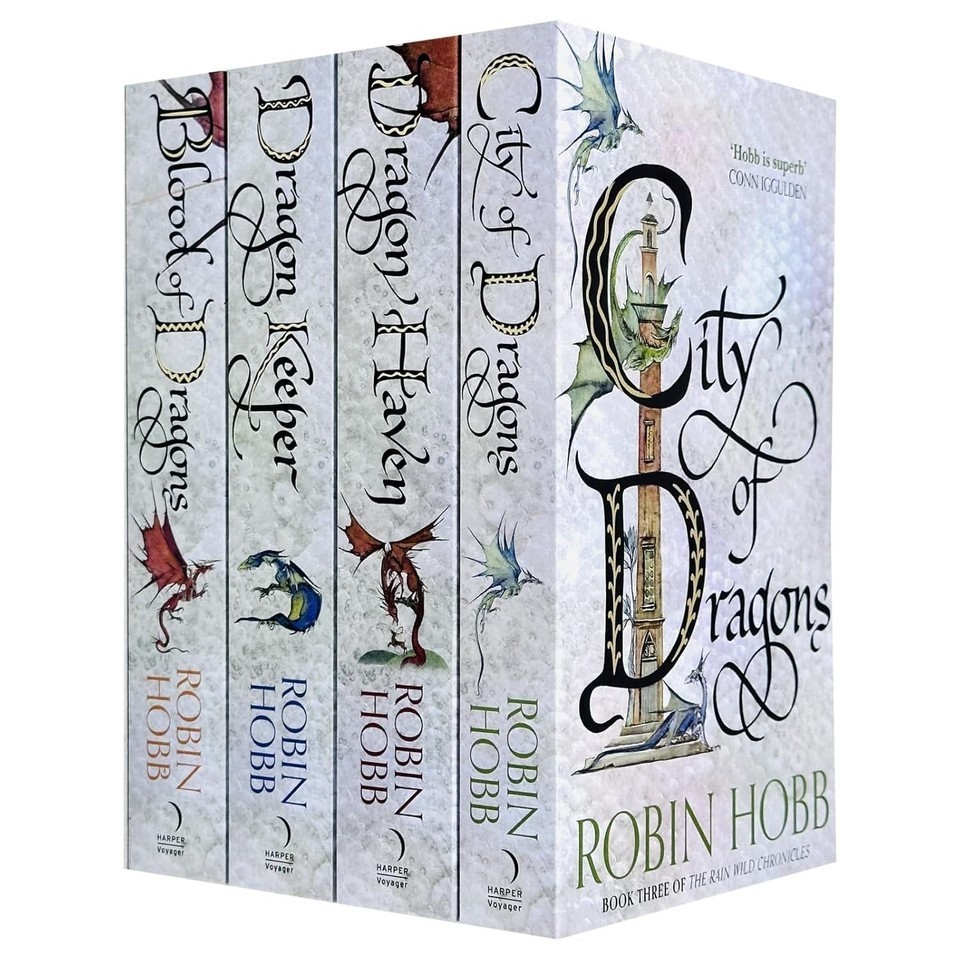 Harpercollins Blue Robin Hobb The Rain Wild Chronicles Trilogy Collection 4 Books Set - Image 4