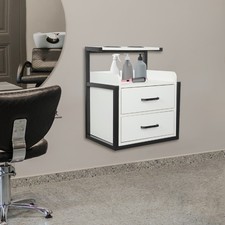 Wall Mount Hair Styling Station Barber Cabinet Beauty Salon Spa Equipment