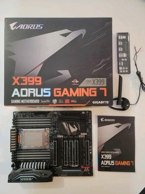 GIGABYTE X399 AORUS Gaming 7 ATX DDR4 Motherboard & Ryzen Threadripper 1950X CPU