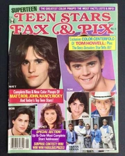 #6 SUPER-TEEN’S  Teen Stars Fax & Pix (1983) —- Crisp unopened copy