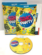 (MA3) Sing Party (Nintendo Wii U, 2012) with Manual