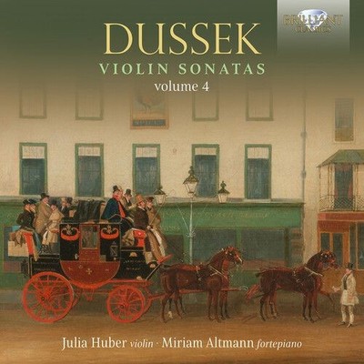 Audio Cd - Jan Ladislav Dussek - Violin Sonatas Vol. 4  - Brilliant Classics -D-