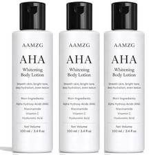AHA Strong Brightening Body Cream Hydroxy Acid Vitamin C Whitening -  3 pack 
