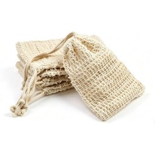 Soap Bag Bar Saver Pouch Sisal Soap Saver Bag 5 Packs
