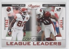2011 Panini Prestige League Leaders Dwayne Bowe Larry Fitzgerald #12 0a7
