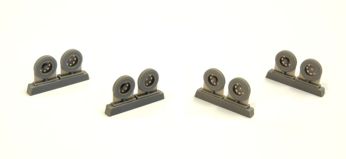 Cmk 129-B72102 - 1:72 Beaver Trailer Wheels for Special Armor Kit - New