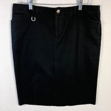 Lauren Ralph Lauren Pencil Skirt Women's Size 10 Black