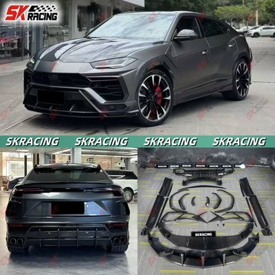 Dry Carbon Front Rear Bumper Lip Side Splitter BodyKits For 18+ Lamborghini URUS