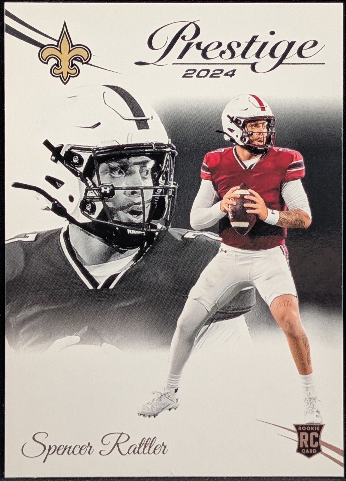 2024 Panini Prestige #359 Spencer Rattler New Orleans Saints RC