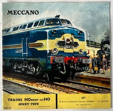 CATALOGUE FRENCH MECCANO HORNBY ACHO DINKY TOYS TRAINS VOITURE 1962 1963 