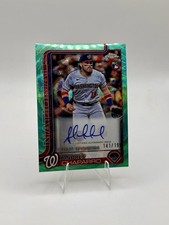 2025 Topps Chrome Update Andres Chaparro Aqua Wave Refractor Auto /199 CRDA-ACH