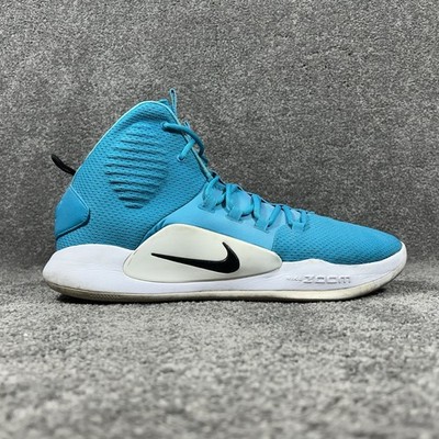 Nike Zoom Air Hyperdunk X TB AT3866-402 Mens Size 17 Blue Basketball Shoes Used
