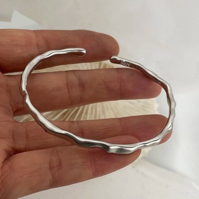 925 Sterling Silver Bracelet for Men & Women, Handmade Vintage Jewelry Gift 