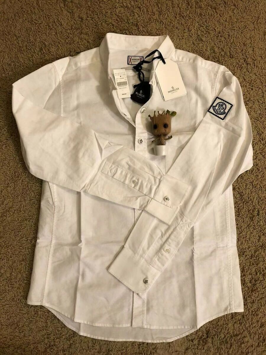 Brand New Moncler Gamme Bleu Classic Button-Down Shirt, Size Brand New Moncler Gamme Bleu Classic Button-Down Shirt, Size