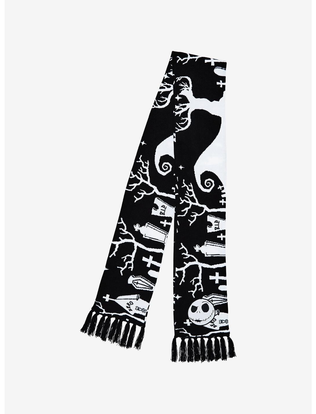 Disney The Nightmare Before Christmas Graveyard Scarf NEW /w Tags Bioworld image 4