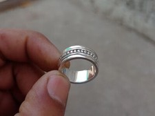 Solid 925 Sterling Silver New Designed Spinner Ring Band Handmade Ring All Size