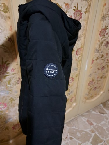 Abercrombie Padded Jacket / Gjacca Girl 9/10 With Hood Very Warm - Picture 6 of 6