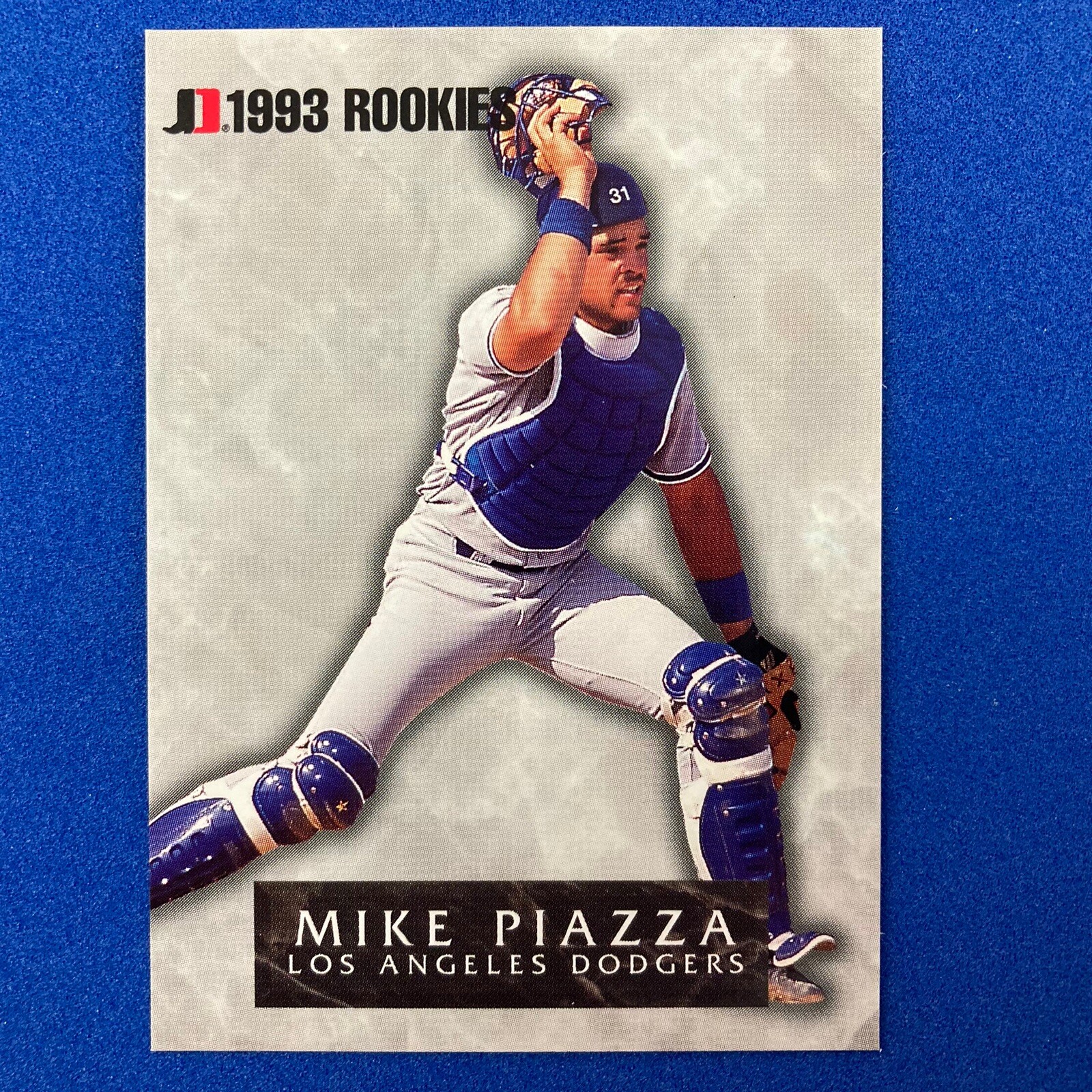 Mike Piazza 1993 Jimmy Dean Rookies Card #8 MLB Los Angeles Dodgers
