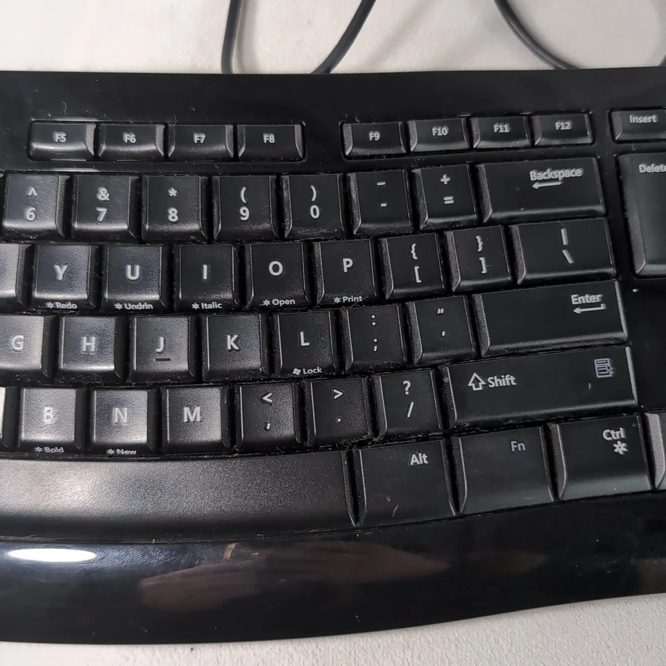 Microsoft Comfort Curve Keyboard 3000 TESTED WORKS - Image 3 of 4