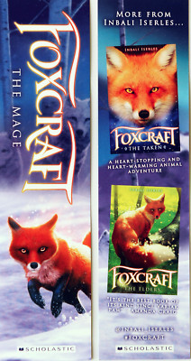 FOXCRAFT THE MAGE BOOKMARKS X 2 - INBALI ISERLES  THE TAKEN THE ELDERS