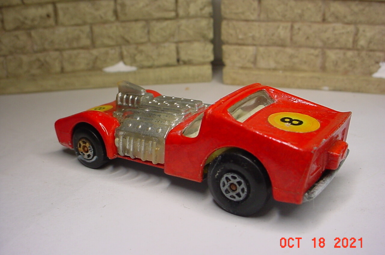 Matchbox Superfast N°19 Road Dragster Rouge 1972 - Lesney - Avec Boîte (Près Du Neuf)
