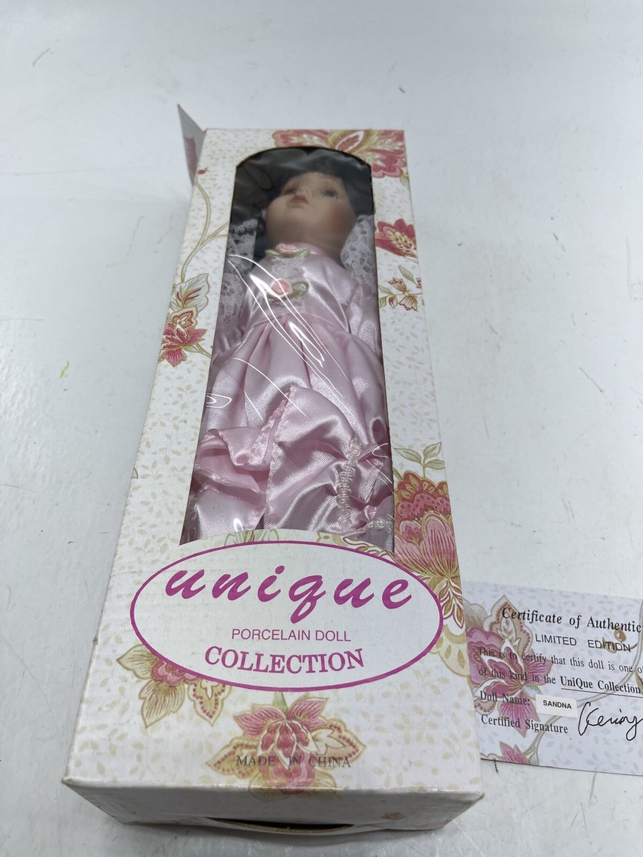 Unique Porcelain Doll Collection With COA & Box “Sandna” 1 Of 5000