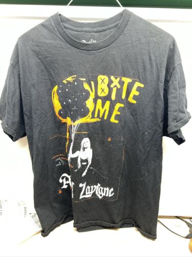 Avril Lavigne Bite Me 2022 Tour Black XL T-Shirt - Picture 1 of 3
