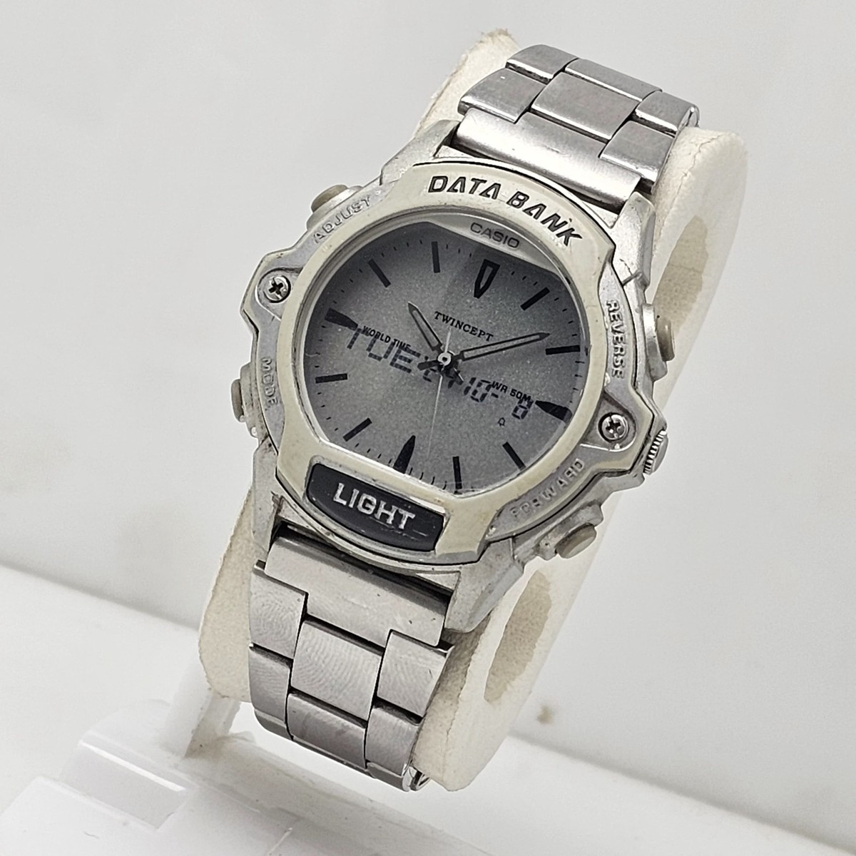 Casio Data Bank Twincept Quartz ABX-23 World Time Ana-Digi Casio Data Bank Twincept Quartz ABX-23 World Time Ana-Digi