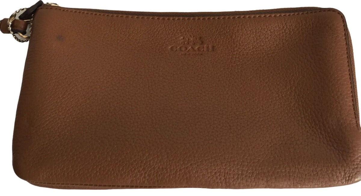 Coach Brown Leather Clutch Winslet Wallet 8
