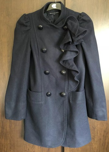 french connection navy coat