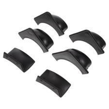 2 Sets Pool Table Pocket Liner Black Plastic Billiards Table Replacement