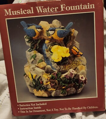 置物 Battery Operated Musical Water Fountain musical Water Fountain - Battery Operated | eBay