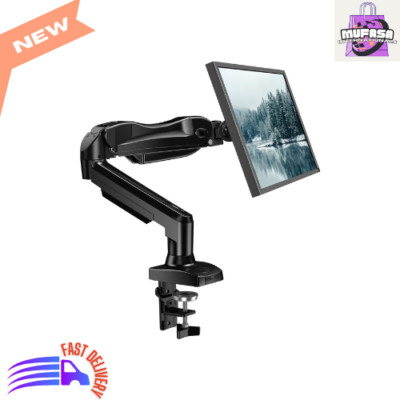Adjustable Gas Spring Monitor Arm for 13-32 Inch Screens - VESA Desk Mount