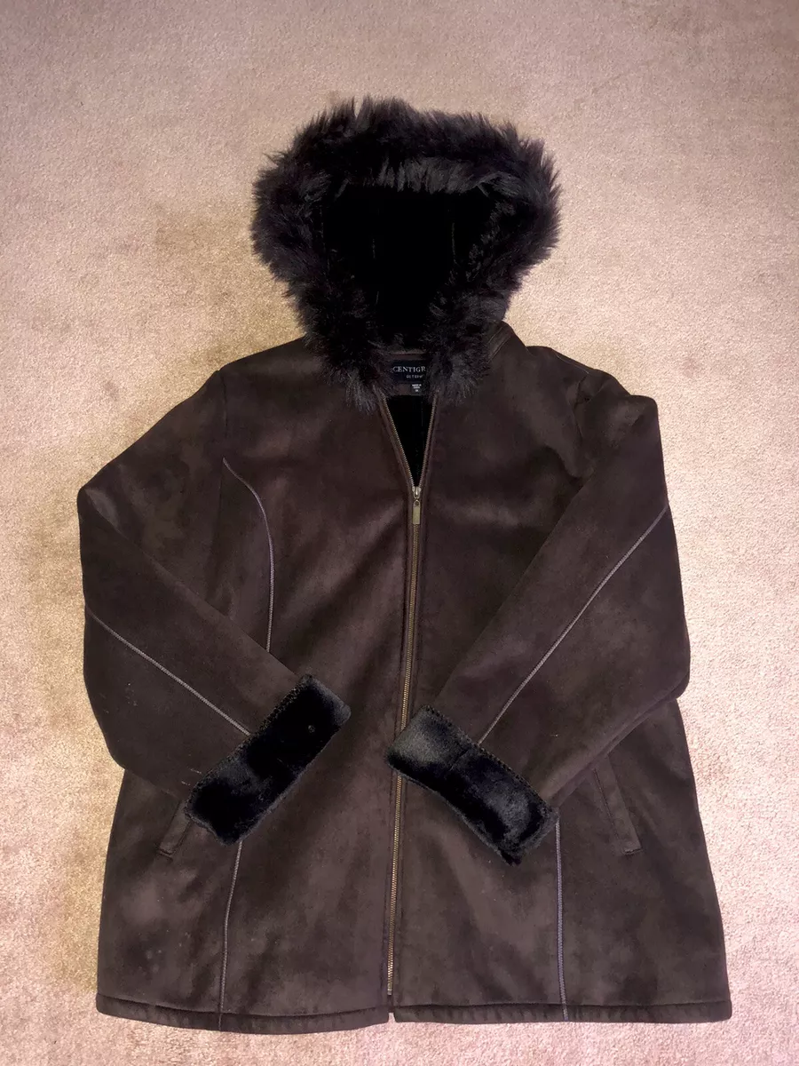 Centigrade faux store shearling coat