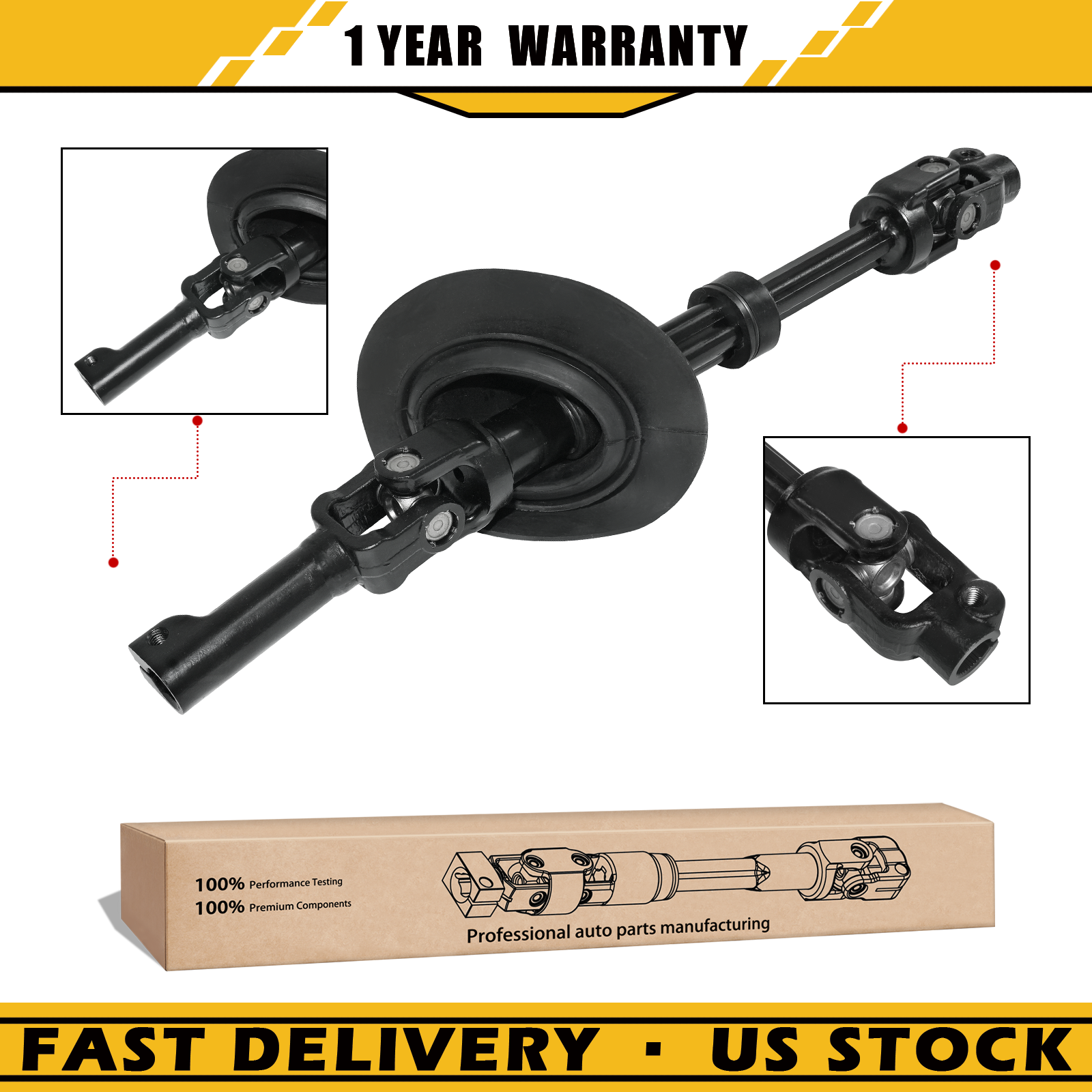 New Lower Intermediate Steering Shaft for 2006-2011 Chevy HHR 25834100