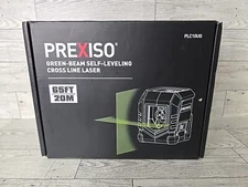 Prexiso Green Beam Self Leveling Cross Line Laser 65ft /20m PLC10UG