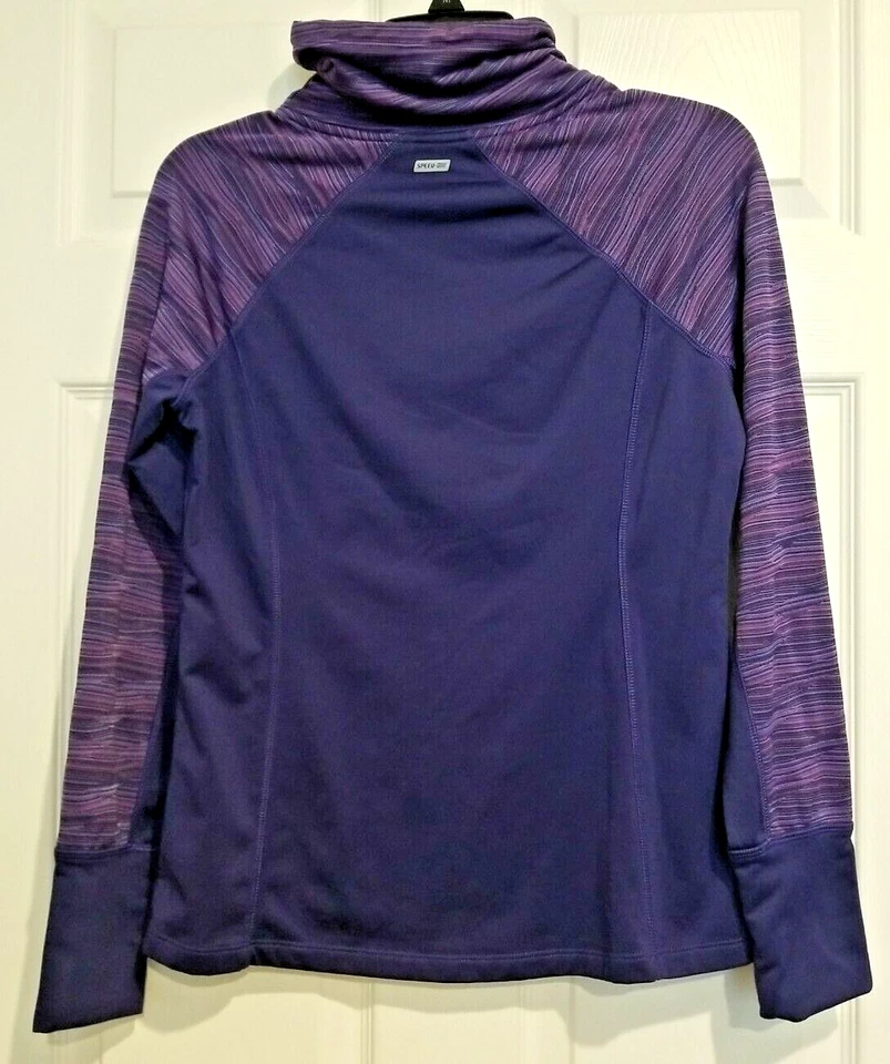 Top de manga larga para mujer CASCADE SPORT púrpura rendimiento Speed-Dri talla pequeña Foto 4 de 4
