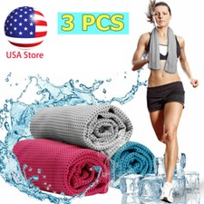 3X Cooling Instant Ice Cold Towel Chilly Running Jogging Outdoor Gym Pad Sports