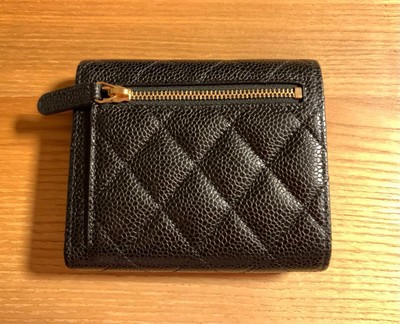 Chanel Classic Small Flap Wallet Caviar Skin | eBay
