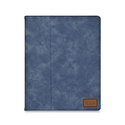iLuv ICC824 Great Jeans Leatherette Carrying Folio Case for iPad, NEW 