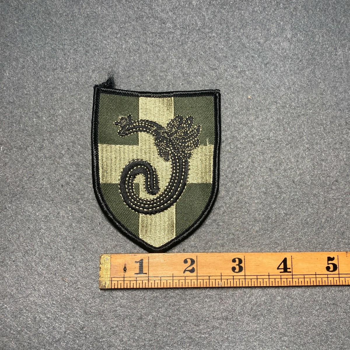 Serpent With Wings Cross Coat Of Arms Crest Shield Emblem Patch | eBay
