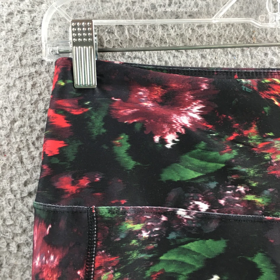 Pantalones de chándal Marika para mujer medianos multicolores florales elásticos frente plano Foto 3 de 4