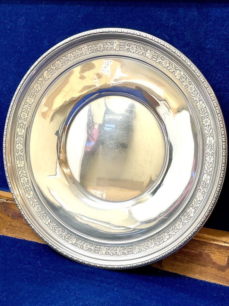 SILVER950 トレイ　129g Towle Sterling Silver Tray/Plate 9-7/8