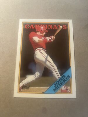 1988 Topps John Morris #536 St. Louis Cardinals NM-MINT 