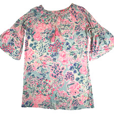 Lilly Pulitzer Del Lago Tunic Dress Women's M Serena Gypsea Resort Coastal