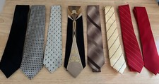MENS TIES Selection of 8 Beautiful Ties Neckties for Formal Business
