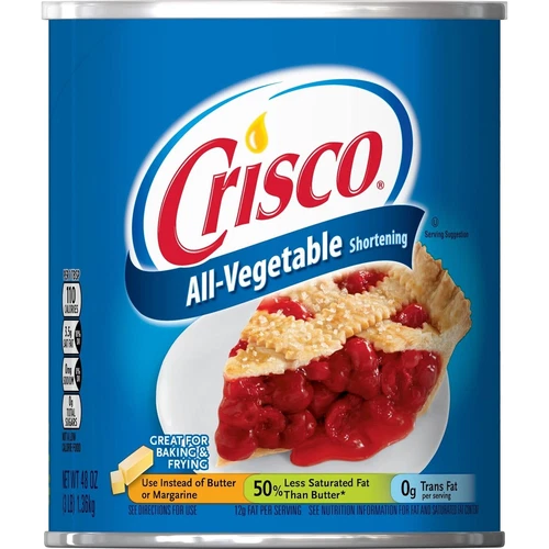 Crisco All-Vegetable Shortening, Use it for baking and frying [Size 48 Ounce]