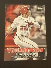 ⚾ 2022 Topps Baseball Welcome to the Show Insert #WTTS-11 Juan SOTO ⚾